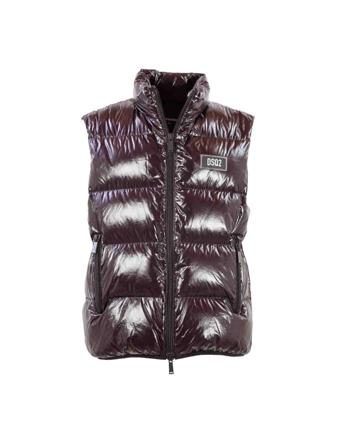 shop DSQUARED2 Saldi Gilet: Dsquared gilet imbottito in nylon lucido trapuntato.
Imbottitura in piume.
Vestibilità regolare.
Senza maniche.
Collo alto.
Chiusura con zip con doppio cursore.
Patch logata.
Tasche laterali con zip.
Composizione: 100% Poliammide.
Fabbricato in Cina.. FB0317 S54056-900 number 3457408